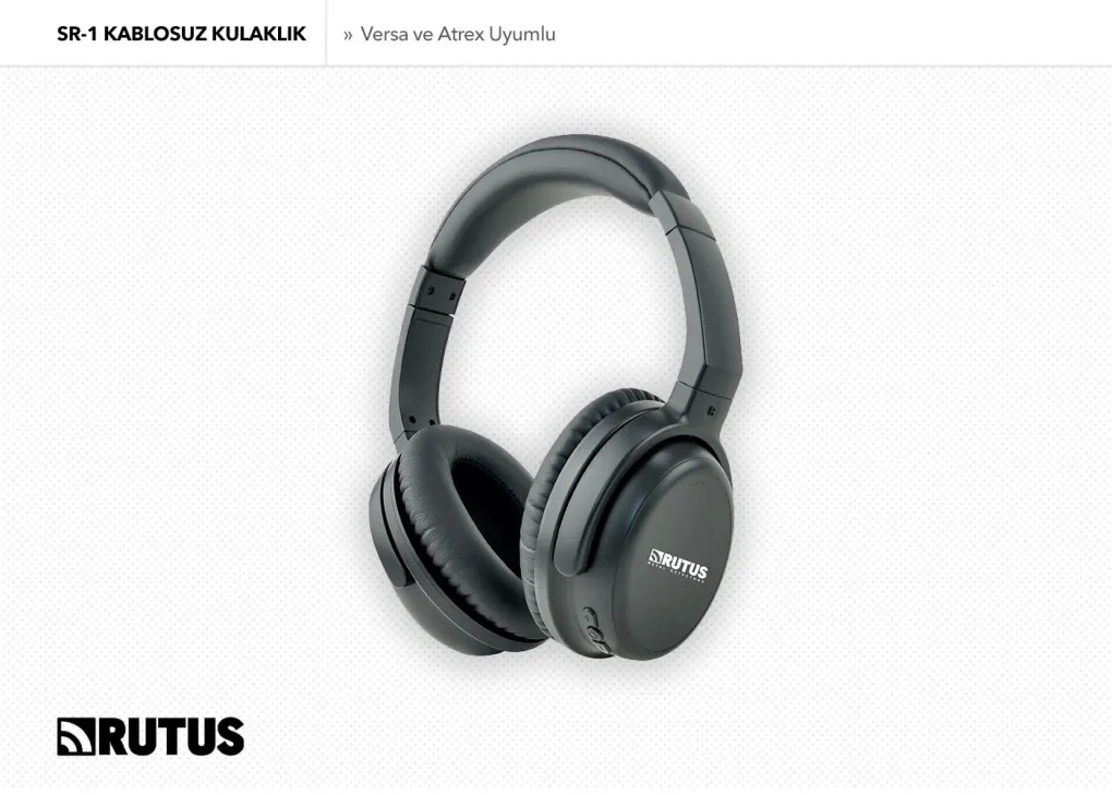 Rutus Rutus SR-1 Kablosuz Dedektör Kulaklığı (Düşük Gecikmeli)