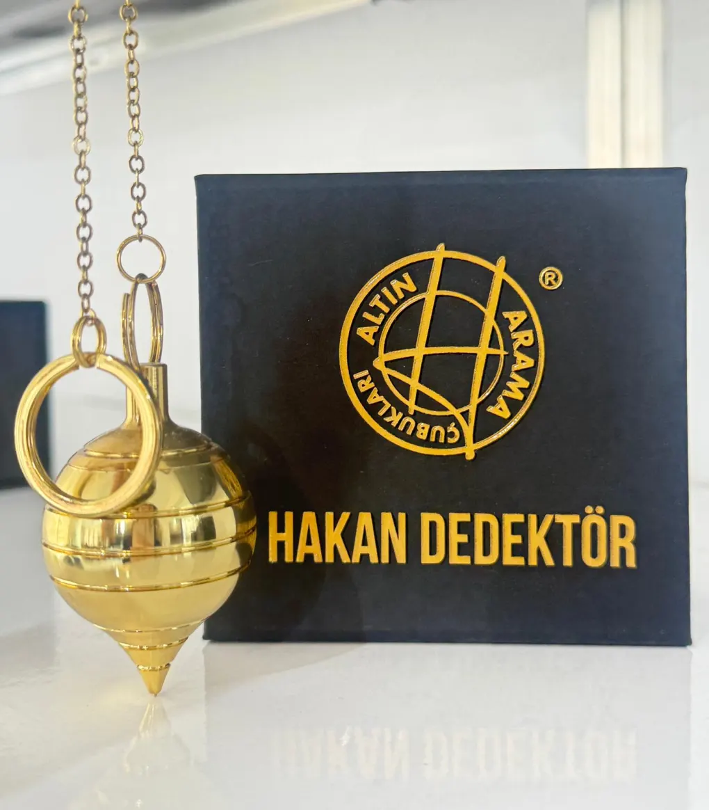 Hakan Dedektör Hakan Dedektör Gold Sarkaç (Şakül) Hazneli Radyestezi Aleti (Boşluk ve Define Ön Keşif)