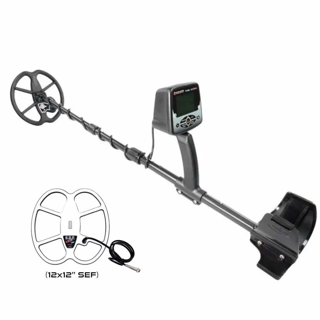 Detech Detech Chaser Çift Başlıklı Dijital Ekranlı Define Dedektörü (9" Ultimate + 12x12" SEF Başlıklı)