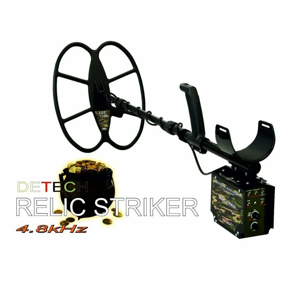 Detech Detech Relic Striker Düşük Frekanslı Geniş Başlıklı Derin Arama Dedektörü (18x15" SEF)