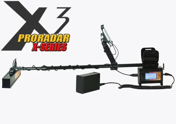DRS Dedektör DRS Pro Radar X-3 Yeraltı Radar ve Define Dedektörü (Çoklu Mod, Sinyal İşleme, Parazit Filtreleme)