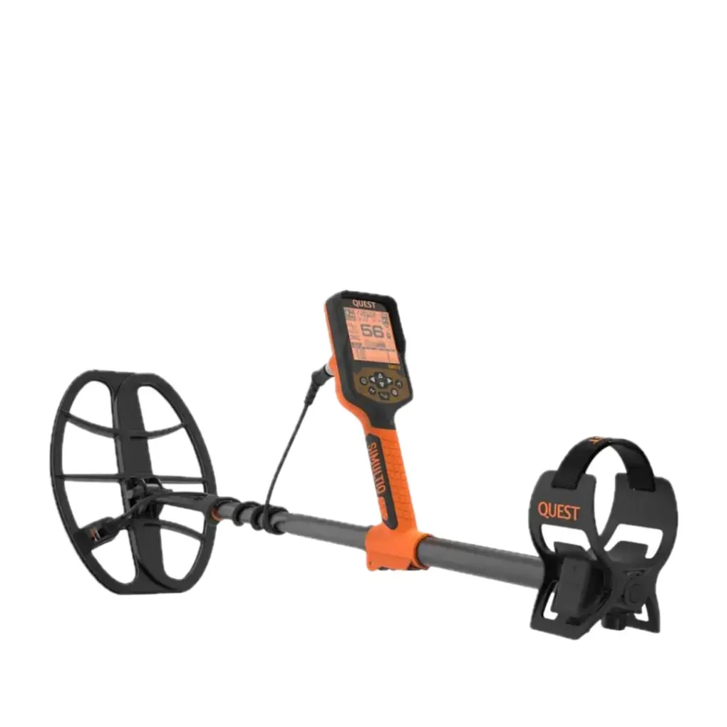 Quest Quest S-Pro SimultiQ Supreme Tam Su Geçirmez Üst Segment Çoklu Frekans Dedektörü (Çift Başlık ve Kablosuz Kulaklık)