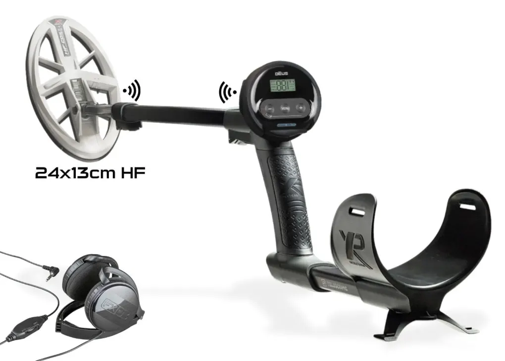 XP XP Deus WS4 Master Tam Kablosuz Dedektör — WS4, FX03 Kulaklık ve 24 cm HF Başlık