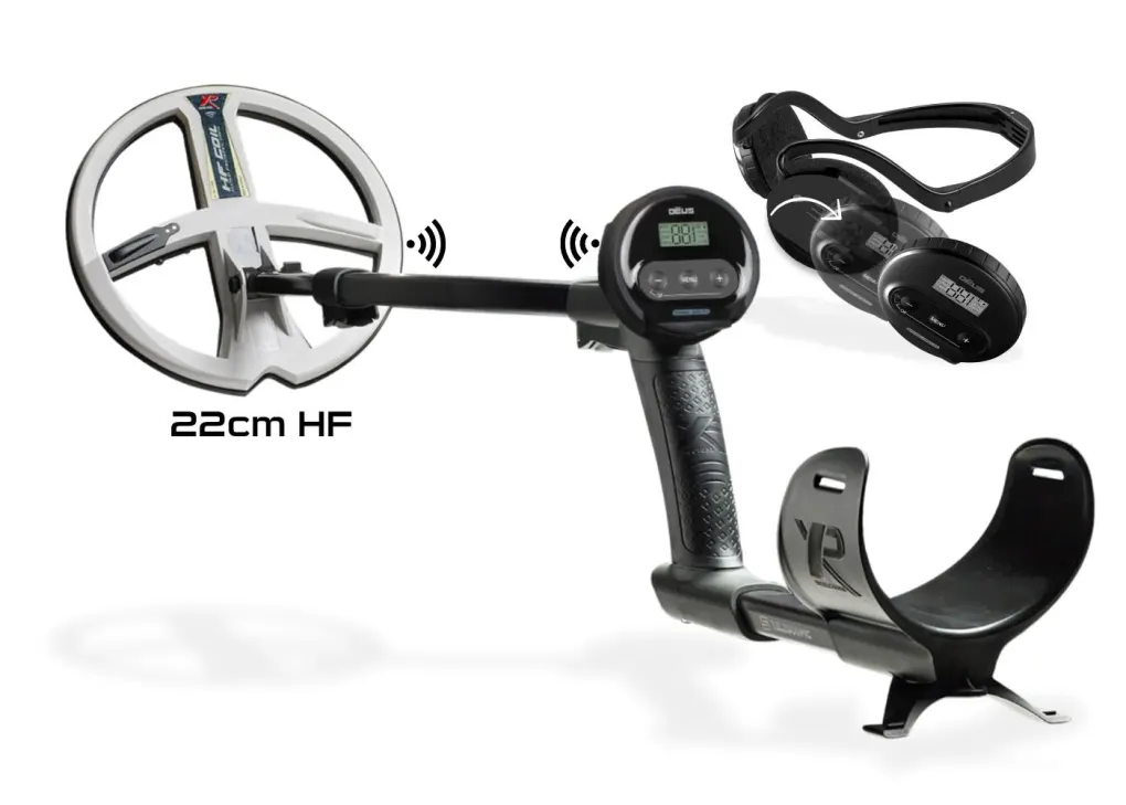 XP XP Deus WS4 Master Tam Kablosuz Dedektör — WS4 Kulaklık ve 22 cm HF Başlık