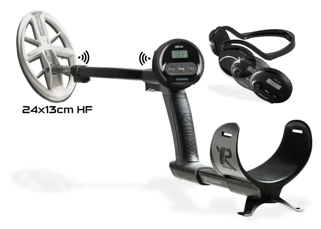 XP XP Deus WS4 Master Tam Kablosuz Dedektör — WS4 Kulaklık ve 24x13 cm HF Başlık